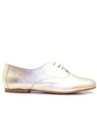 Derbies métalliques en cuir Ricky platine