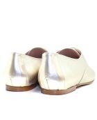 Derbies métalliques en cuir Ricky platine