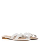 CA-380 witte leren sandalen