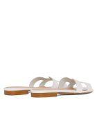 CA-380 witte leren sandalen