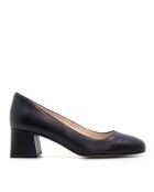 CA-2247L schwarze Lederpumps - Absatz: 6 cm
