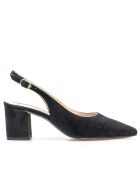 CA-346R pumps van zwart suède - Hak: 6 cm