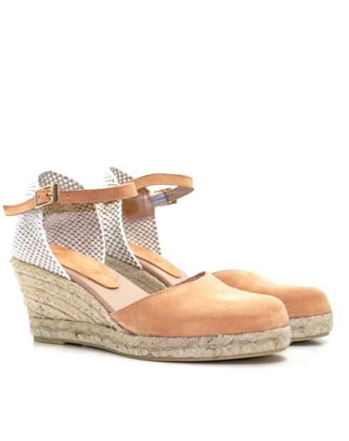 Sandales en daim Nira orange