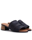 Sandalias Moon de piel negra