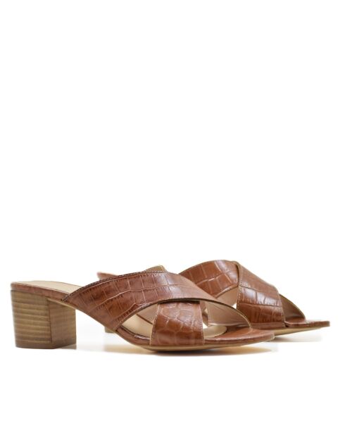 Coco Colmar Sandalen aus Kamelleder - Absatz: 5 cm