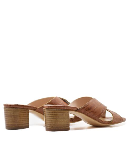 Coco Colmar Sandalen aus Kamelleder - Absatz: 5 cm