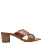 Coco Colmar Sandalen aus Kamelleder - Absatz: 5 cm