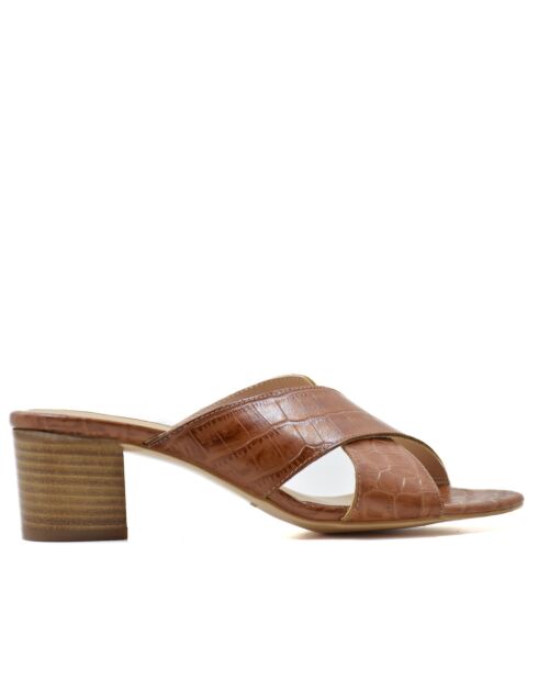 Coco Colmar Sandalen aus Kamelleder - Absatz: 5 cm