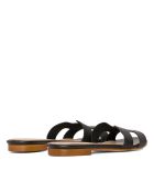 CA-380 zwarte leren sandalen
