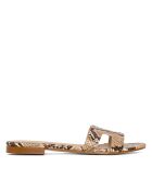 CA-380 Ledersandalen mit Pythoneffekt