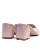 Sandales à talon en cuir Rumba désert