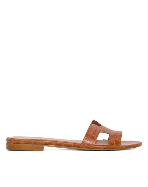 Sandales en cuir Annetta camel