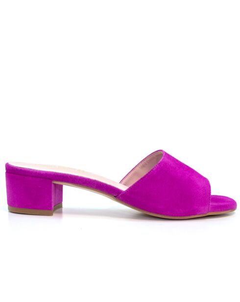 Sandalen met suède hak van Rita petunia