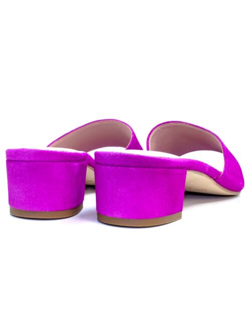 Sandalen met suède hak van Rita petunia