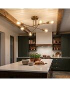 Lámpara de techo Dory vintage - 64x64x30 cm