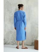 Blaues Baumwollkleid Bambou-1