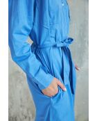 Blaues Baumwollkleid Bambou-1