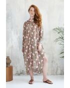 Tania-2 Baumwollkleid mit Batikmuster in Grün