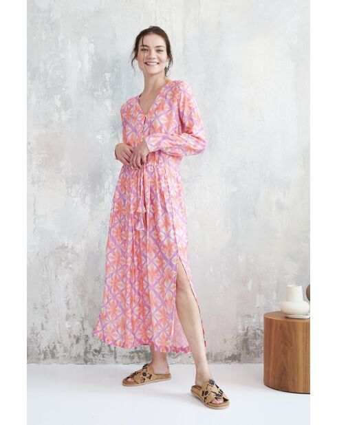 Luna-2 Hippie-Batikkleid