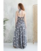 Maeva- 3 Sommerkleid aus Baumwolle in Batikblau