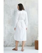 Weißes Keya Baumwollkleid