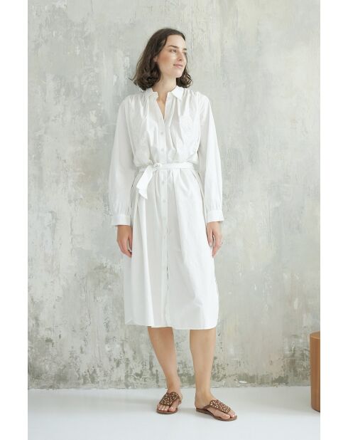 Weißes Keya Baumwollkleid