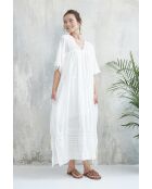 Cremefarbenes Baumwollkleid Suzette-1