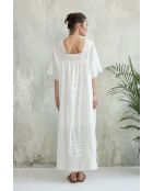 Cremefarbenes Baumwollkleid Suzette-1