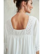 Cremefarbenes Baumwollkleid Suzette-1