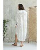 Lolla Dress-1 cremefarbenes Baumwollkleid