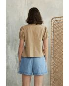 Beiges Baumwollhemd Waban-2