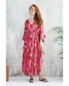 Kaili-1 rosafarbenes Sommerkleid