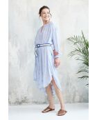 Blaues Hemdkleid Lolla Top 3 aus Baumwolle