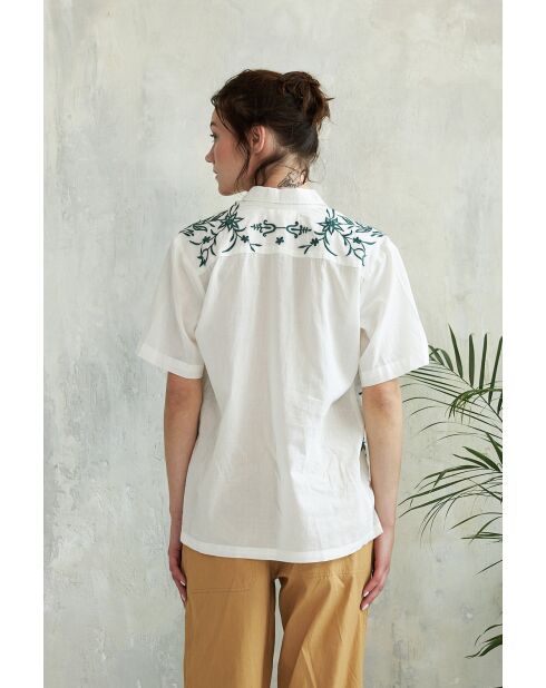 Camicia Chayton in cotone ecru