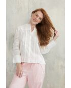 Weißes Baumwollhemd Mala