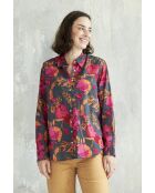 Camicia Christy in cotone melograno