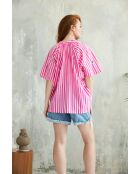 Top Leela Top-1 in cotone rosa