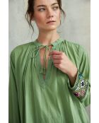 Top Reva in cotone kaki