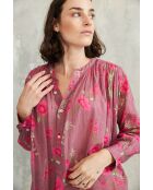 Meera-2 Roses Garden lila Baumwollhemd