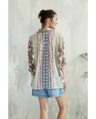 Shany-2 Sommer-Batik-Batik-Bohemd aus Baumwolle