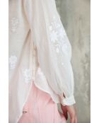 Weißes Baumwolltop Karla