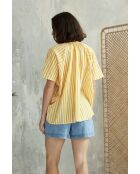 Leela Top- Top 3 in cotone giallo