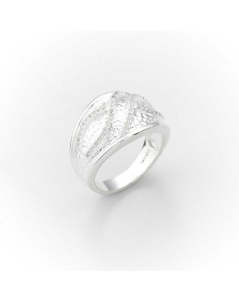 Anillo de plata Hanna Zircons