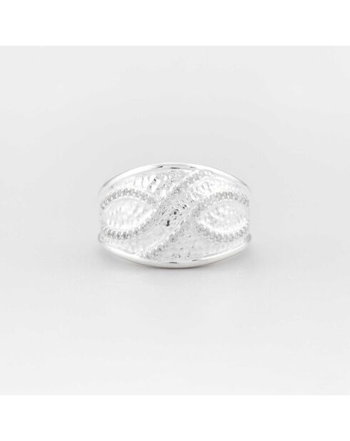 Anillo de plata Hanna Zircons