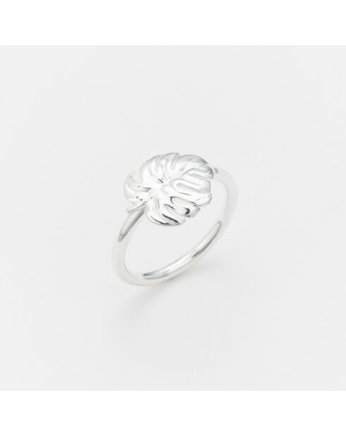 Anillo Leaf silver