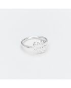 Anillo Leaf silver