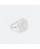 Anillo de plata Cleophee Zircons