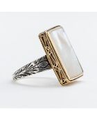 Anello in argento e ottone R5904