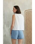 Rosie wit katoenen t-shirt