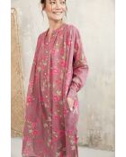 Lilafarbenes Baumwollkleid Talula-2 Roses Garden